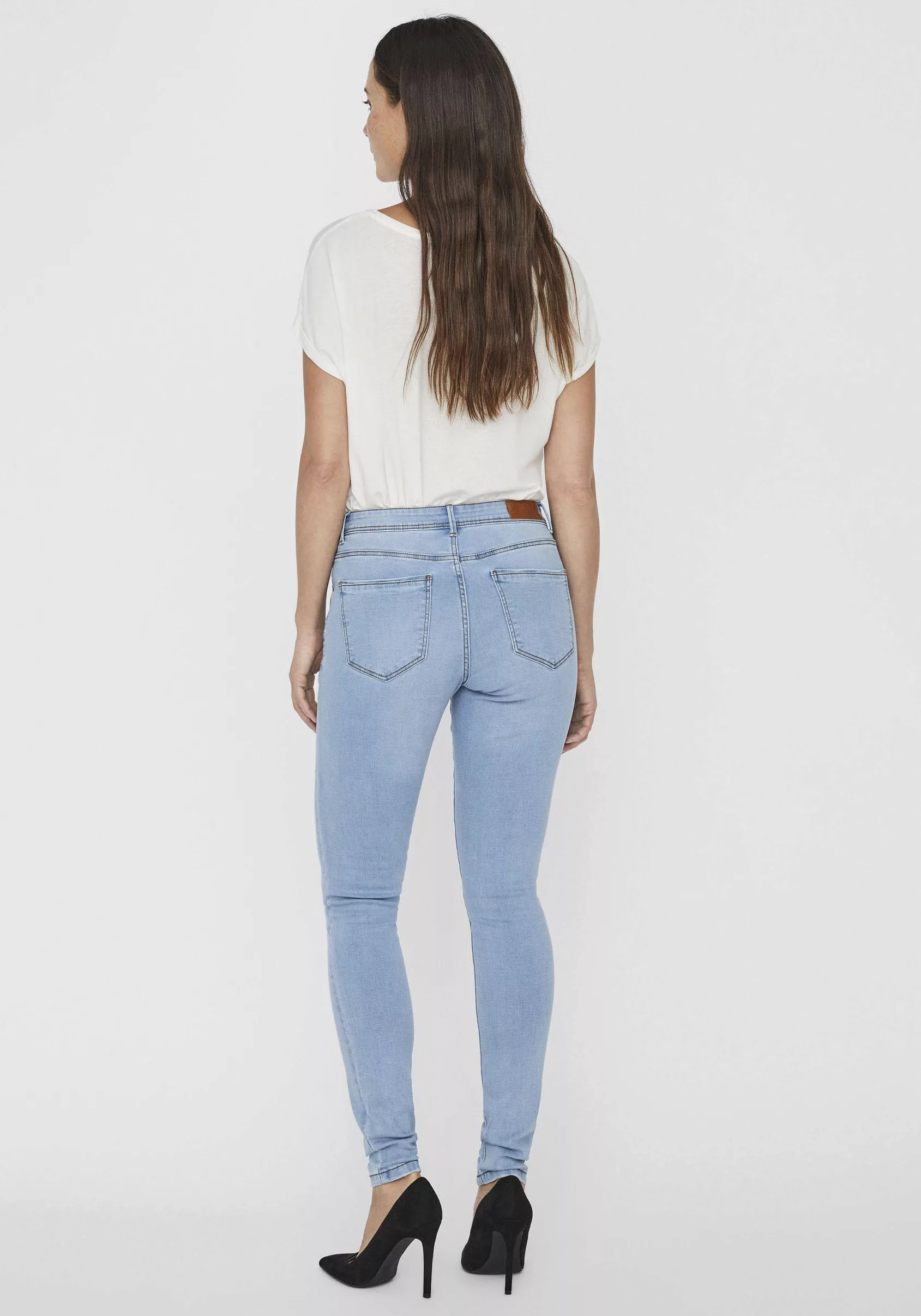 Vero Moda Skinny-fit-Jeans "VMTANYA MR S PIPING JEANS VI352 GA NOOS" günstig online kaufen