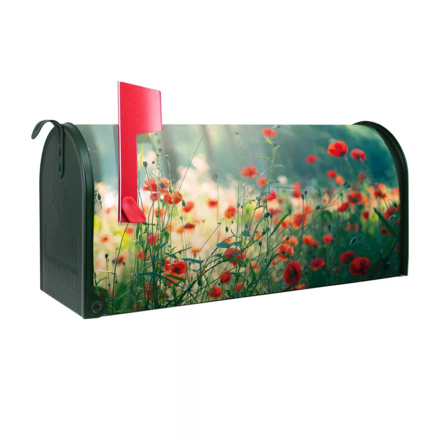 Banjado Amerikanischer Briefkasten Grün 48x22x16cm US Mailbox Letterbox Pos günstig online kaufen