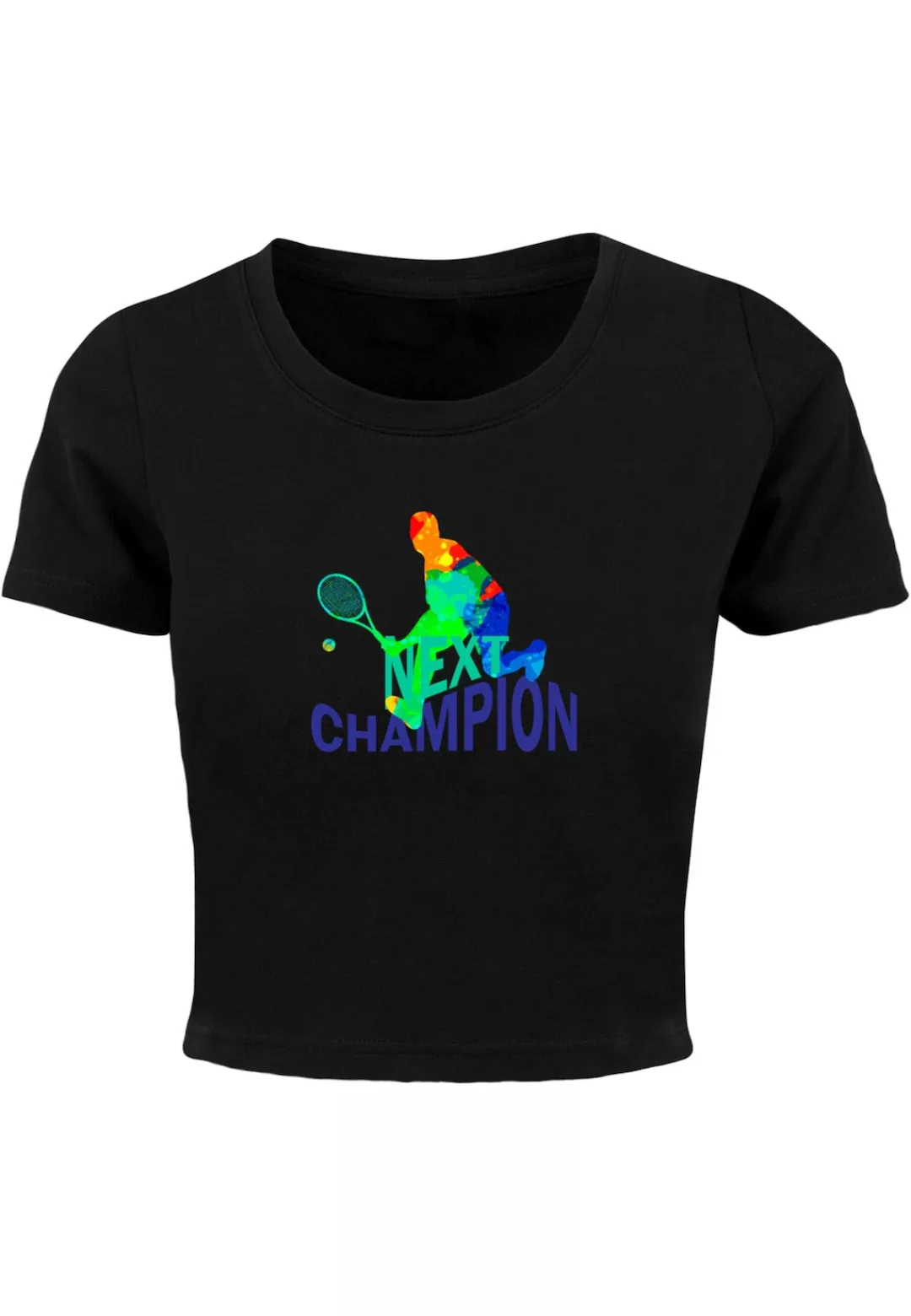 Merchcode T-Shirt "Merchcode Damen Ladies Next Champion Cropped Tee" günstig online kaufen