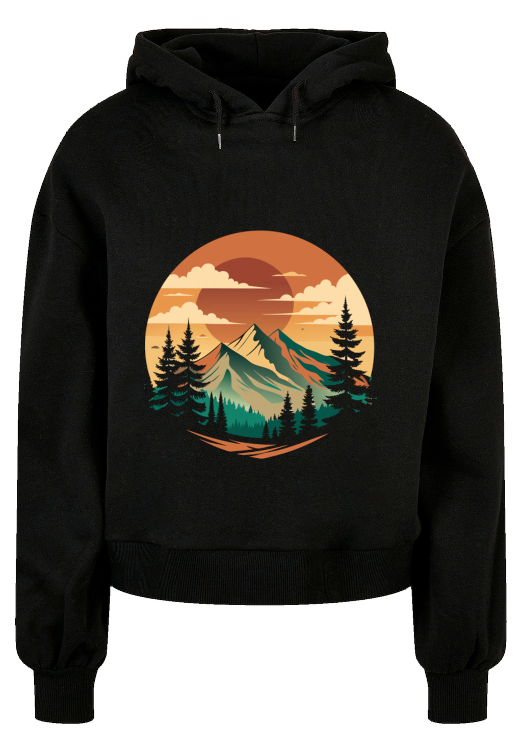 F4NT4STIC Sweatshirt "Sonnenuntergang Berglandschaft", Premium Qualität günstig online kaufen