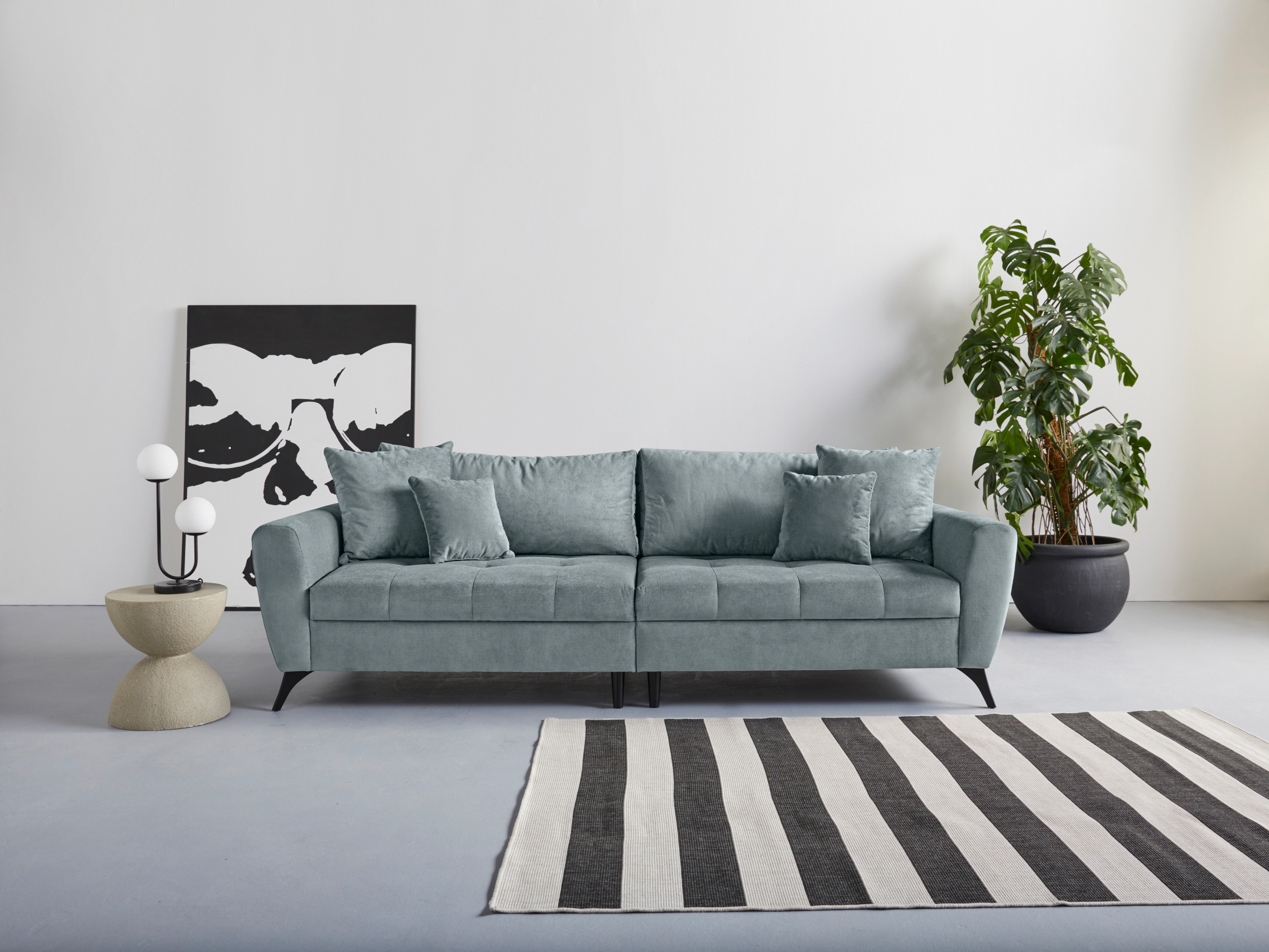 INOSIGN Big-Sofa "Lörby", Belastbarkeit bis 140kg pro Sitzplatz, auch mit A günstig online kaufen