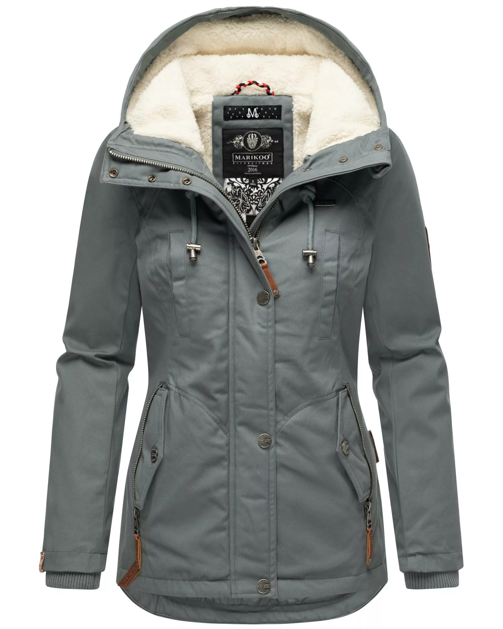 Marikoo Winterjacke "Bikoo", mit Kapuze, sportliche Damen Outdoor Baumwollj günstig online kaufen