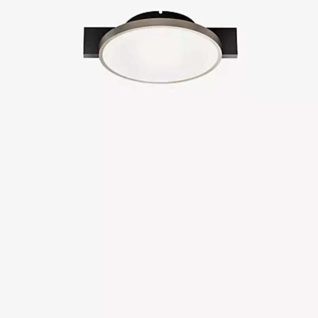 Light Point Inlay Round Deckenleuchte LED, schwarz/gold - 24,6 cm günstig online kaufen