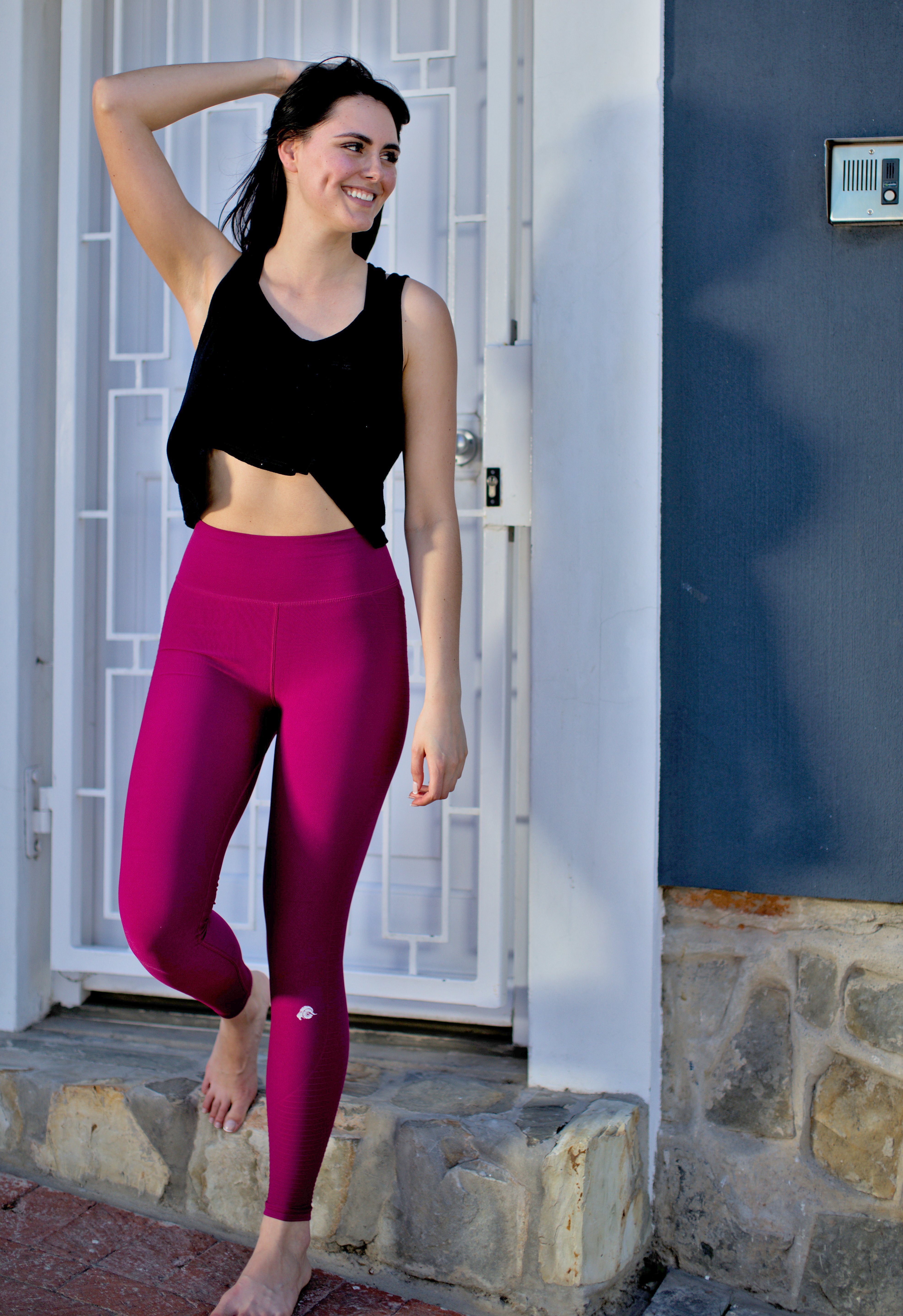 GUGGEN Mountain Seamless Leggings Figurformende Leggings günstig online kaufen