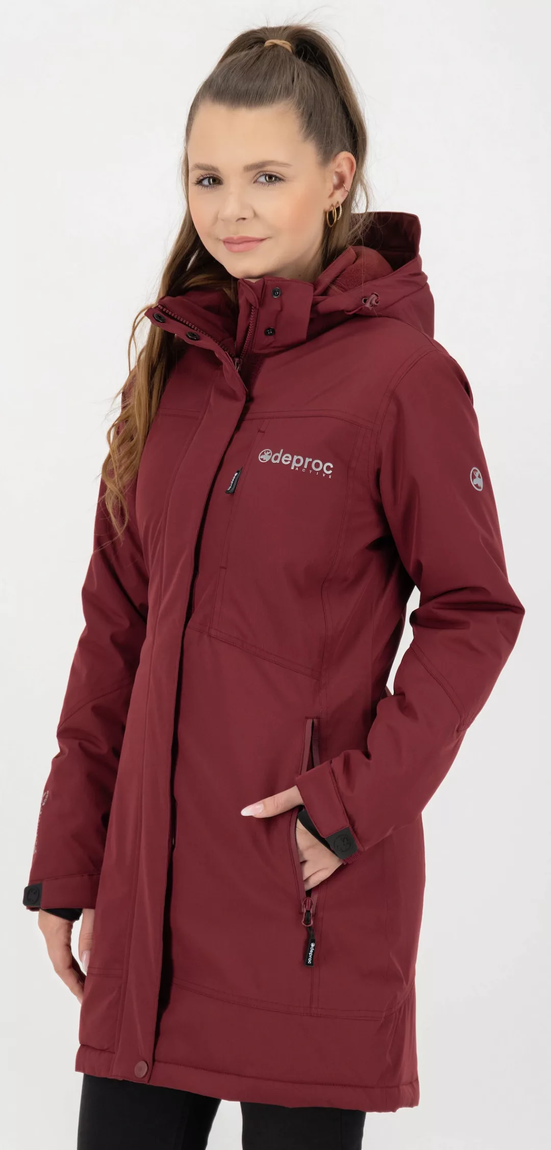 DEPROC Active Winterjacke "MONTREAL LONG WMN", auch in Großen Größen erhält günstig online kaufen