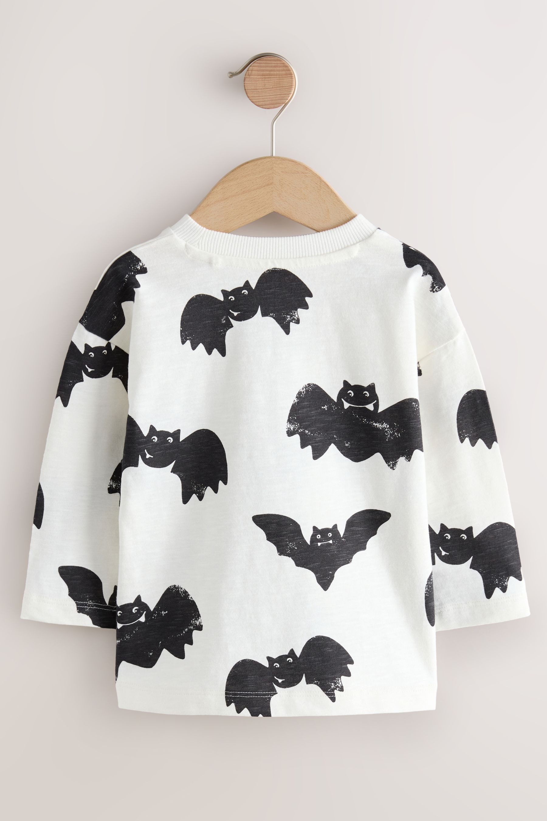 Next Langarmshirt Langarmshirt mit Halloween-Grafik (1-tlg) günstig online kaufen