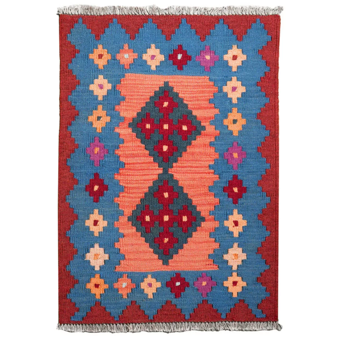 PersaTepp Teppich Kelim Gashgai multicolor B/L: ca. 61x91 cm günstig online kaufen