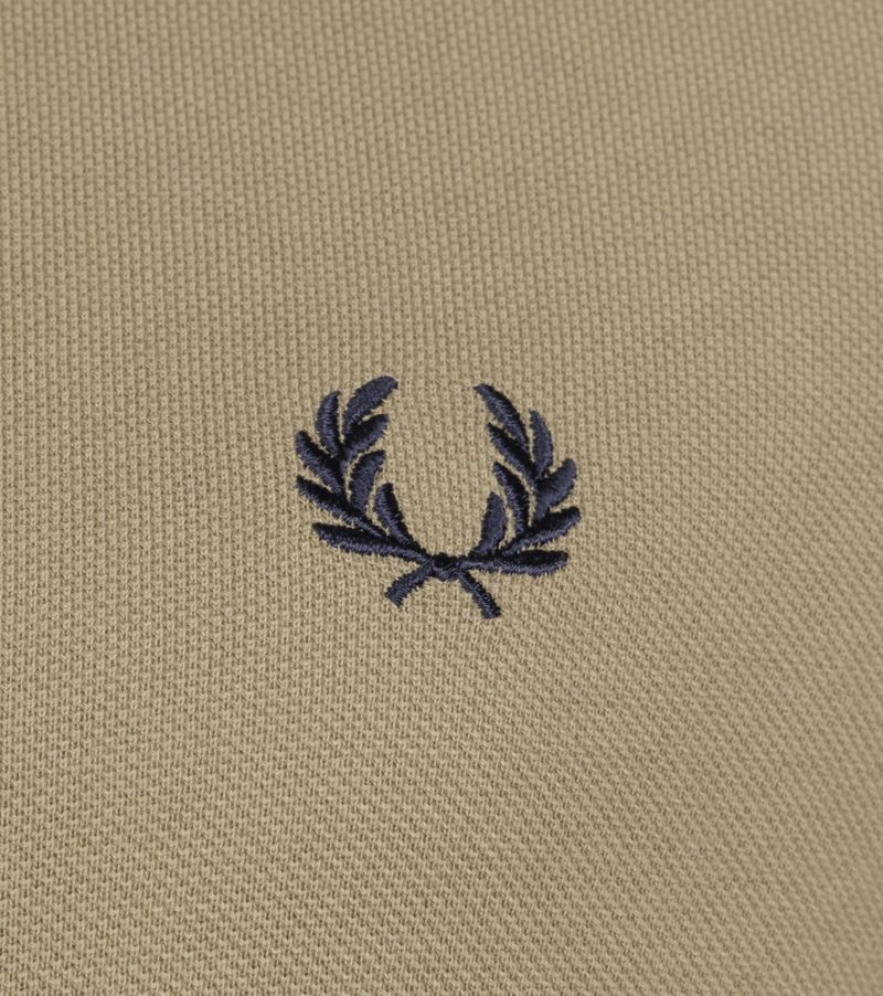 Fred Perry Polo Shirt Twin Tipped M3600 Hell Braun - Größe M günstig online kaufen