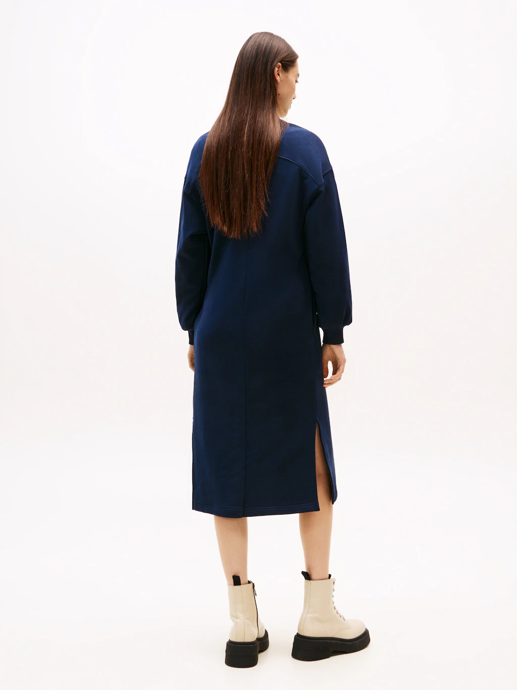 Tommy Jeans Sweatkleid "TJW BADGE SWEAT MIDI DRESS" günstig online kaufen