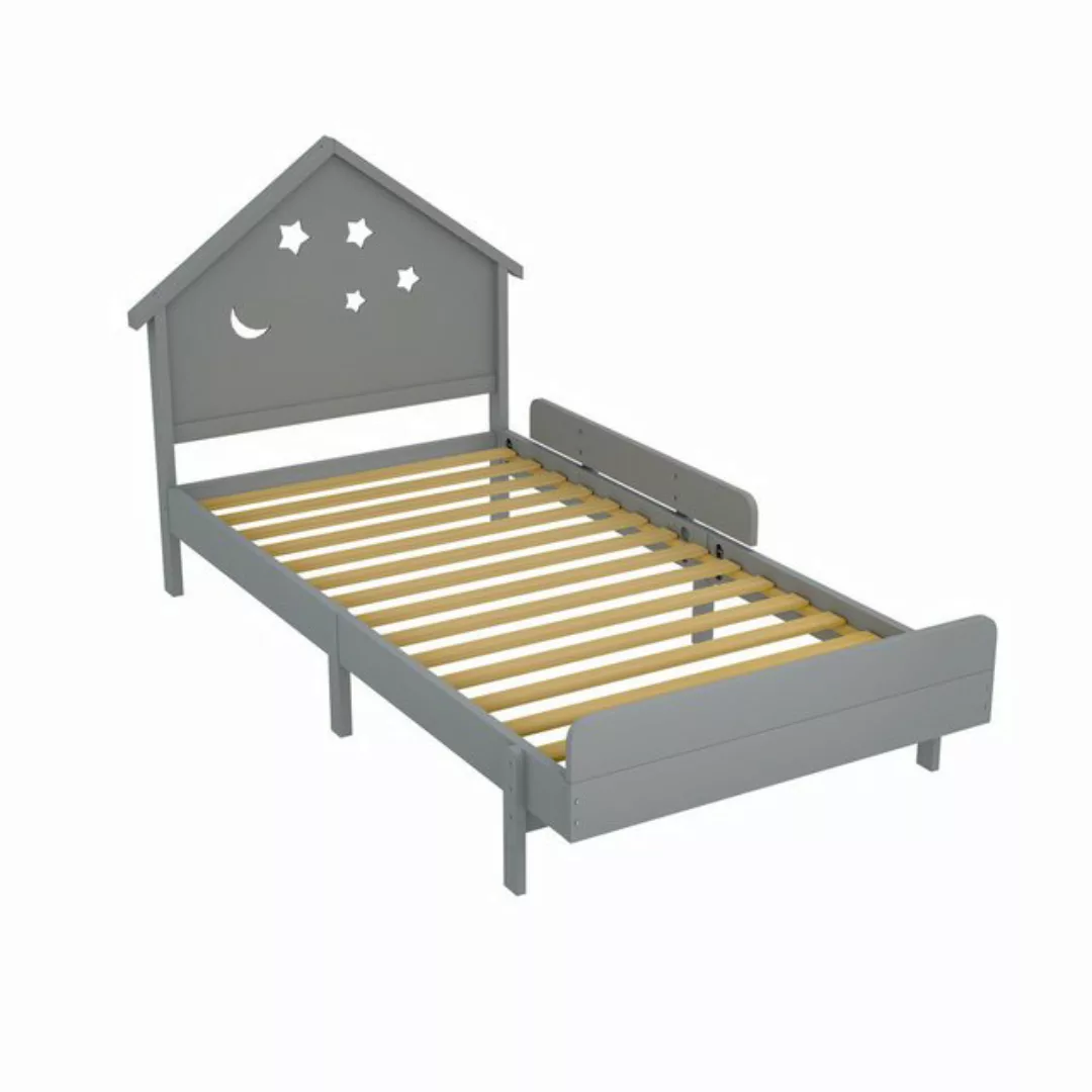 REDOM Kinderbett Einzelbett Kinderbett, Stern-Mond-Muster, Hochbettdesign ( günstig online kaufen