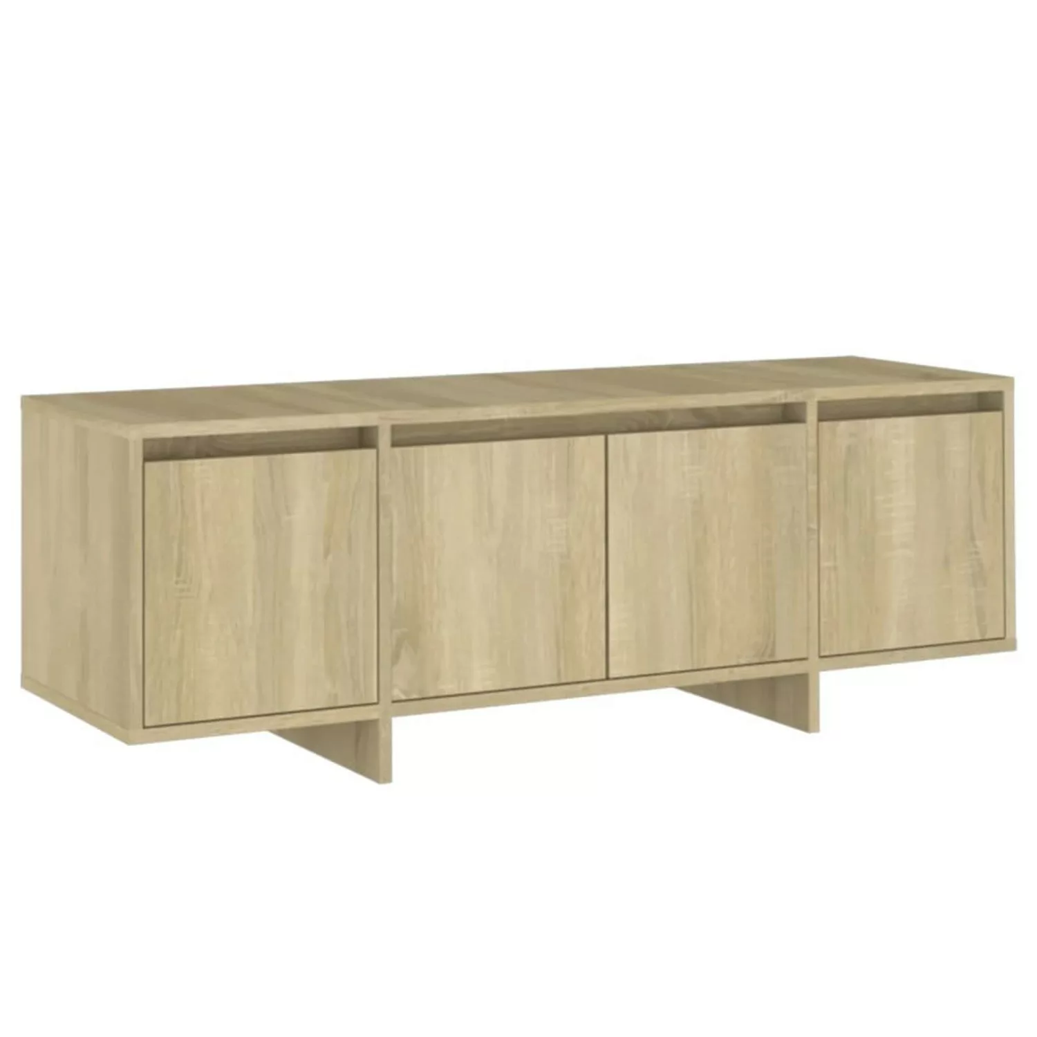 vidaXL TV-Schrank TV-Schrank Sonoma-Eiche 120x30x40,5 cm Spanplatte Lowboar günstig online kaufen