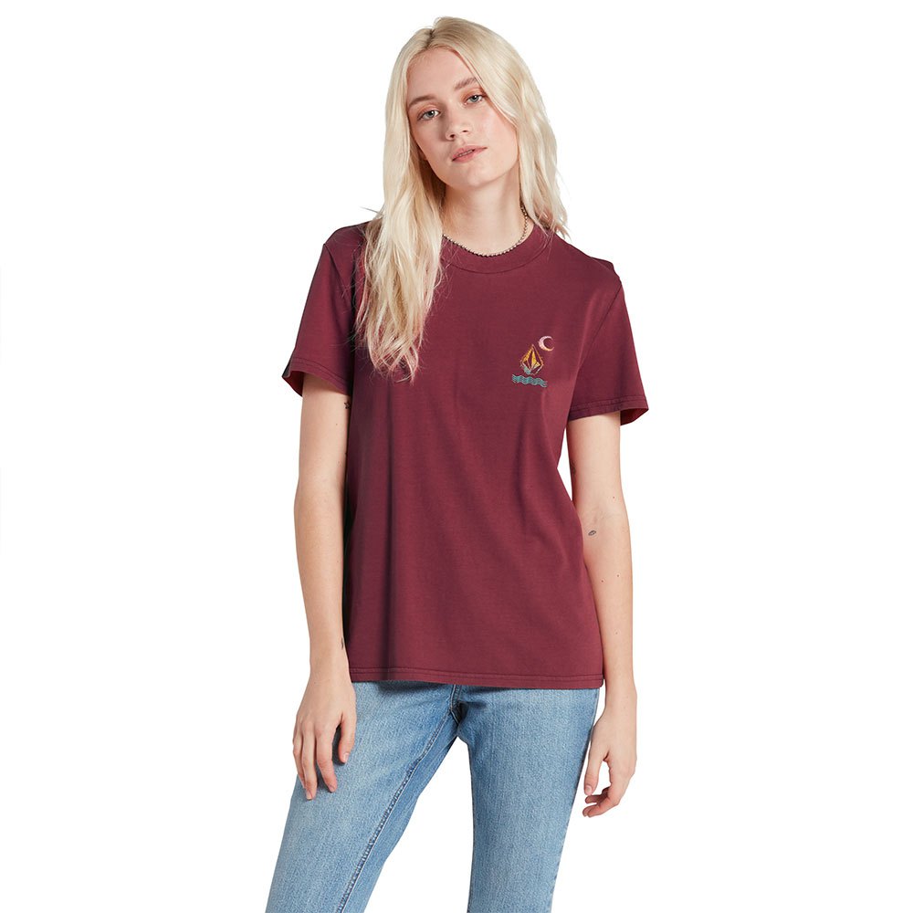 Volcom Lock It Up Kurzarm Rundhalsausschnitt T-shirt L Bark Brown günstig online kaufen