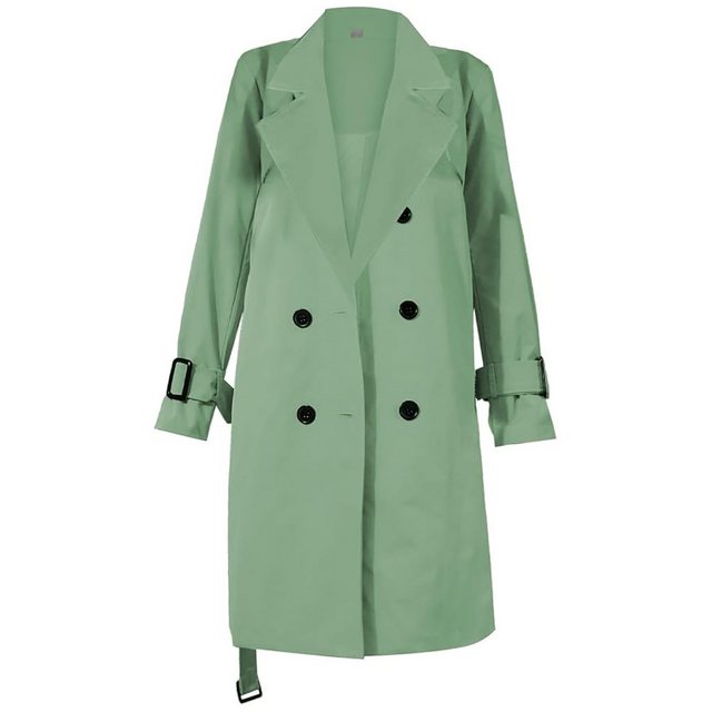 Gigicial Trenchcoat Damen-Trenchcoat, Frühling Jacke Winddichter Übergangsm günstig online kaufen