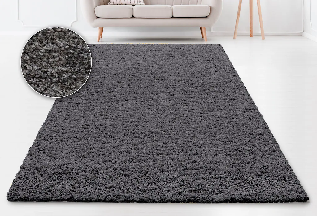 Home affaire Hochflor-Teppich »Viva«, rechteckig günstig online kaufen