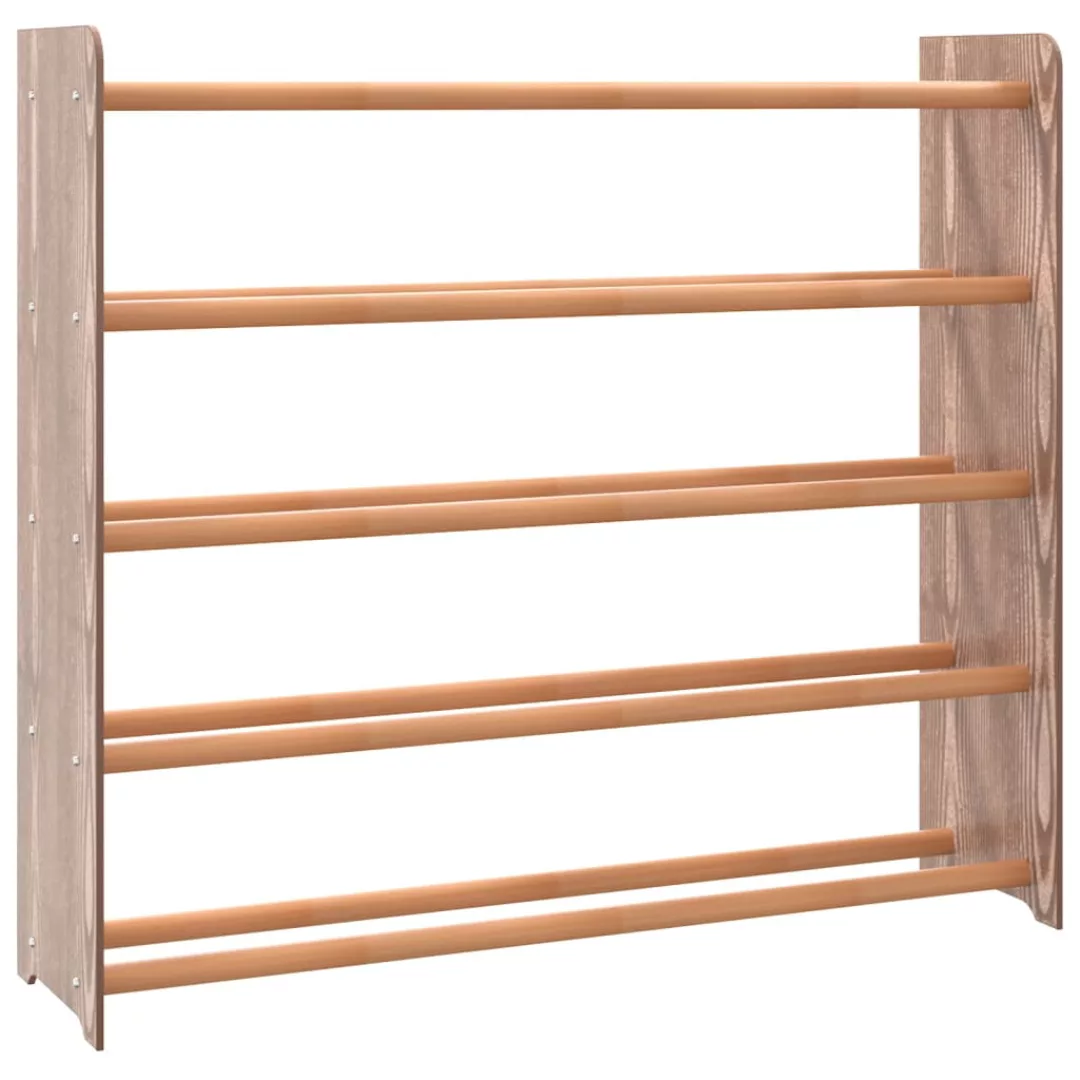 Vidaxl Schuhregal Braun 90x24x81 Cm Holzwerkstoff günstig online kaufen