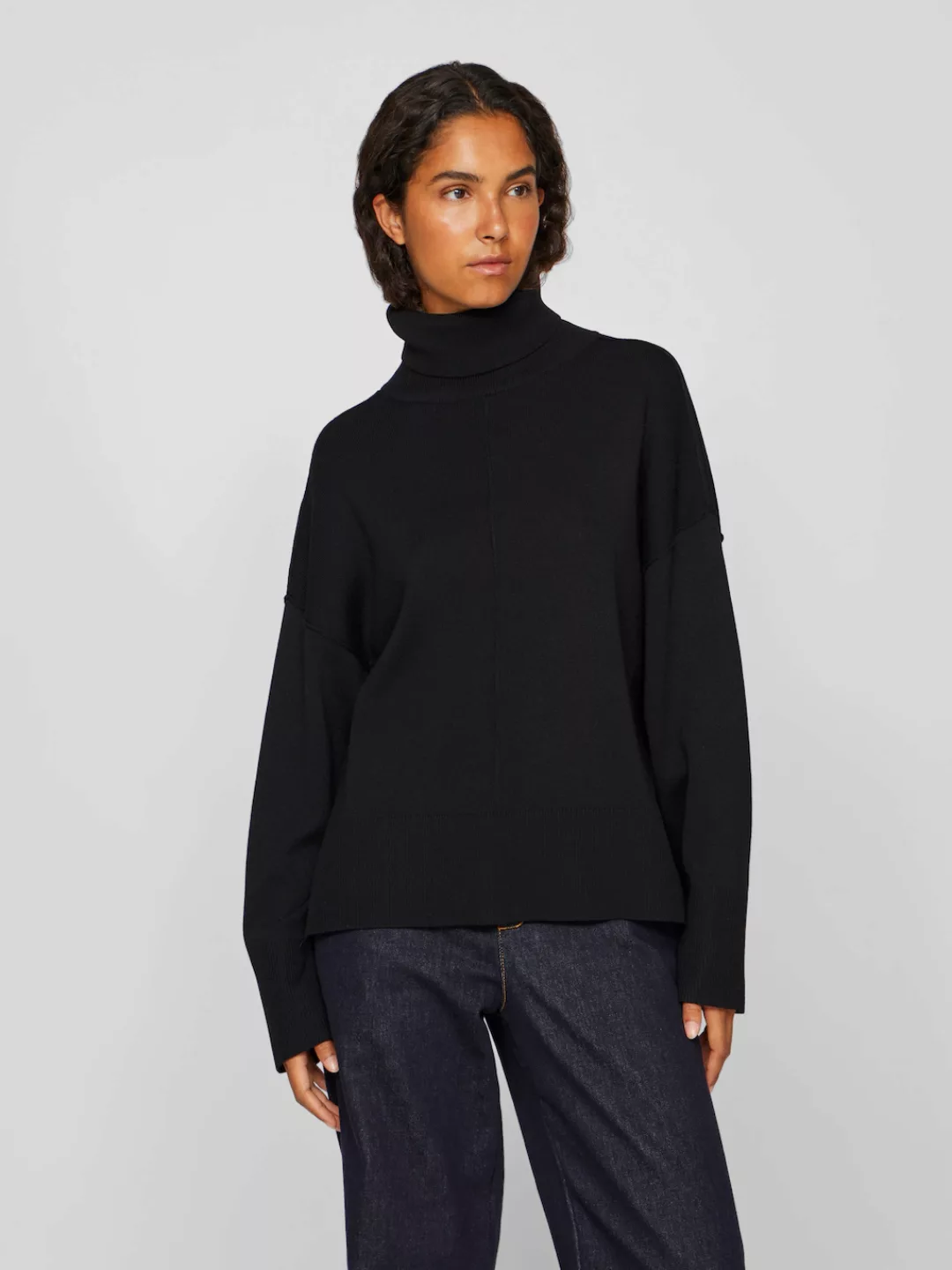 Vila Rollkragenpullover "VIOSTRIA ROLLNECK L/S KNIT TOP-NOOS" günstig online kaufen