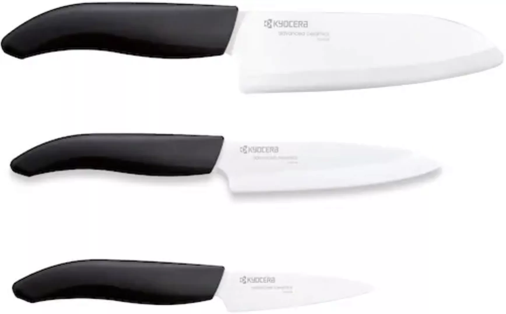 KYOCERA Messer-Set »GEN«, (Set, 3 tlg.), extrem scharfe Hochleistungskerami günstig online kaufen