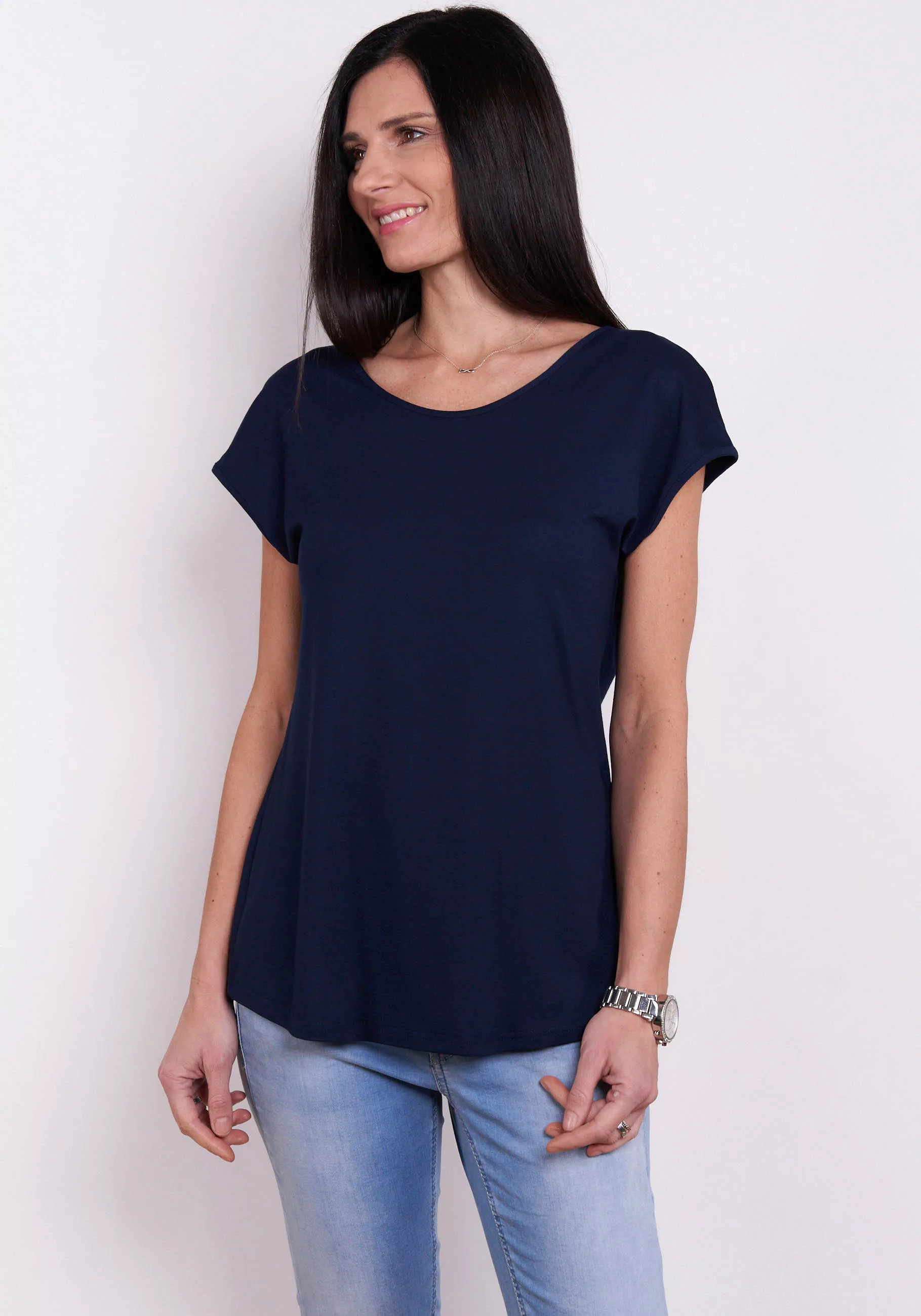 Seidel Moden T-Shirt, mit V- oder rundem Ausschnitt, MADE IN GERMANY günstig online kaufen