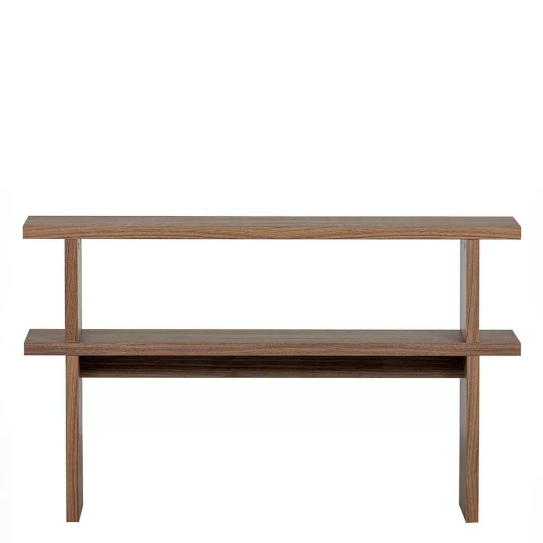 Konsolentisch Couchtable in Nussbaumfarben 120x72x30 cm günstig online kaufen