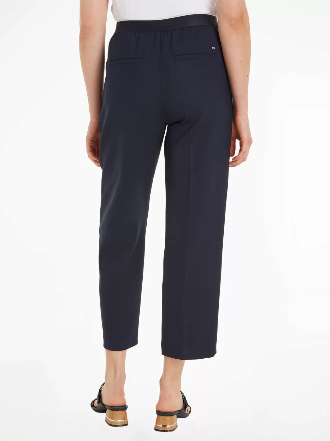 Tommy Hilfiger Webhose "SLIM STRAIGHT LOGO PANT", mit Logoschriftzug günstig online kaufen