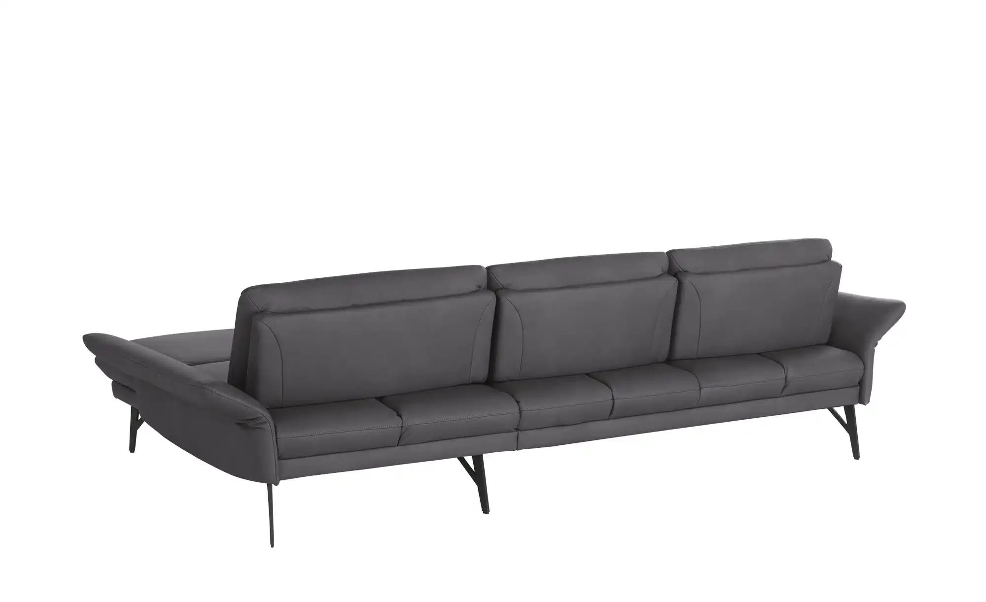 himolla Ecksofa Echtleder 1928 ¦ schwarz ¦ Maße (cm): B: 296 H: 85 T: 175 P günstig online kaufen