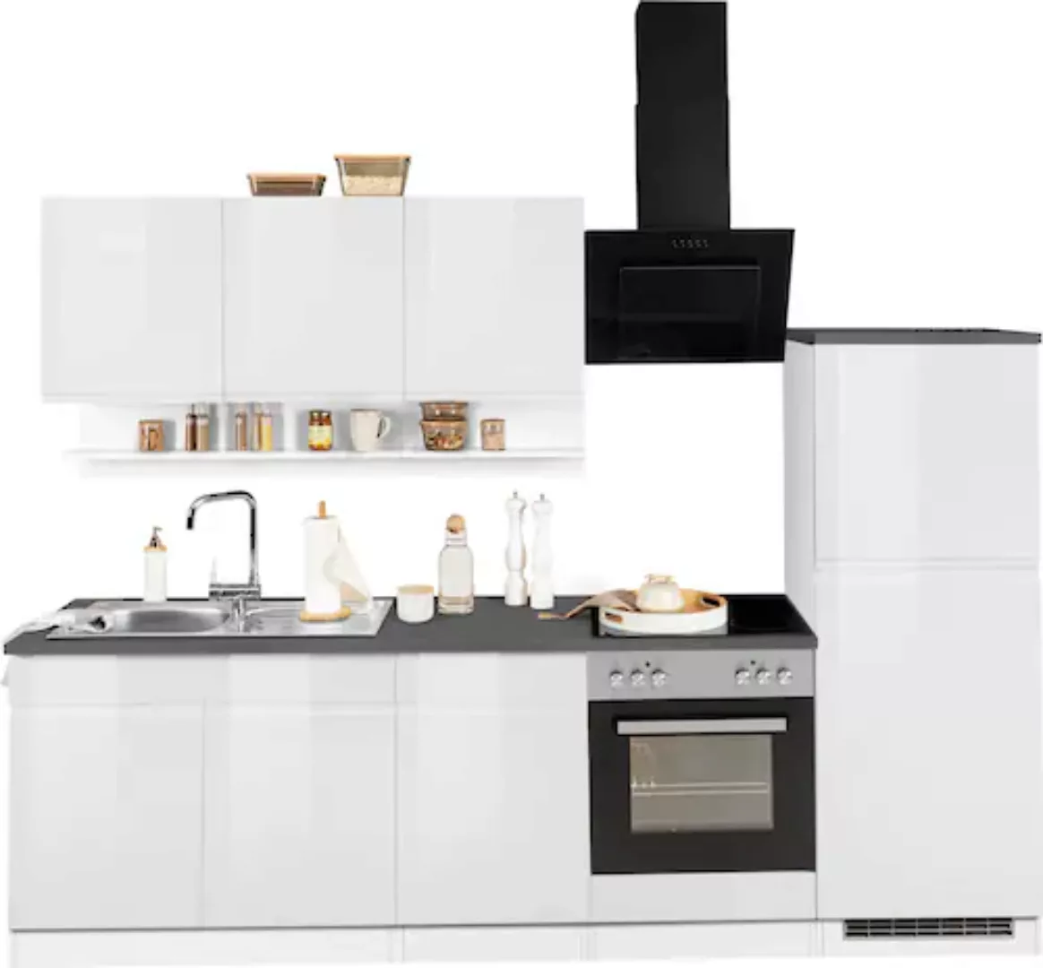 KOCHSTATION Küchenzeile "KS-Virginia", Breite 270 cm, wahlweise mit E-Gerät günstig online kaufen