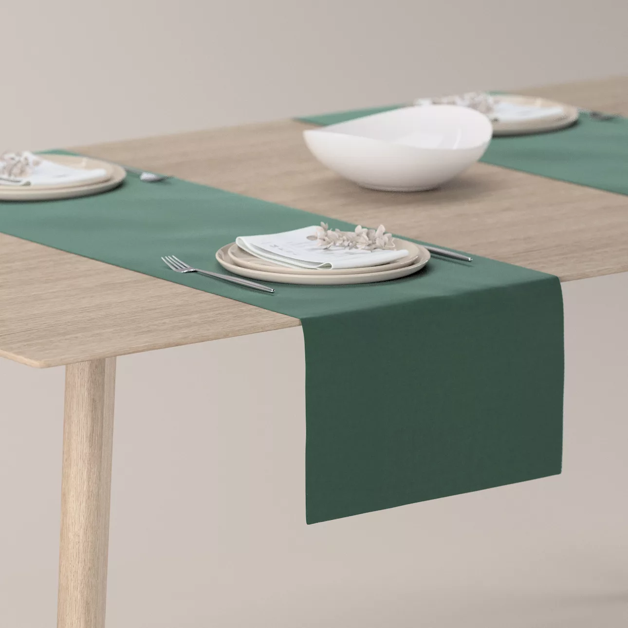 Tischläufer, dunkelgrün, 40 x 130 cm, Velvet (704-25) günstig online kaufen