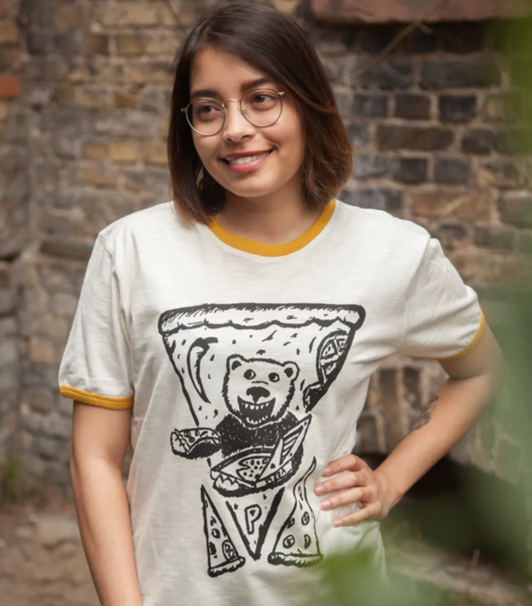 Peppo Pizza Bär - Päfjes Ringer Unisex T-shirt - Fair Gehandelt Aus Baumwol günstig online kaufen