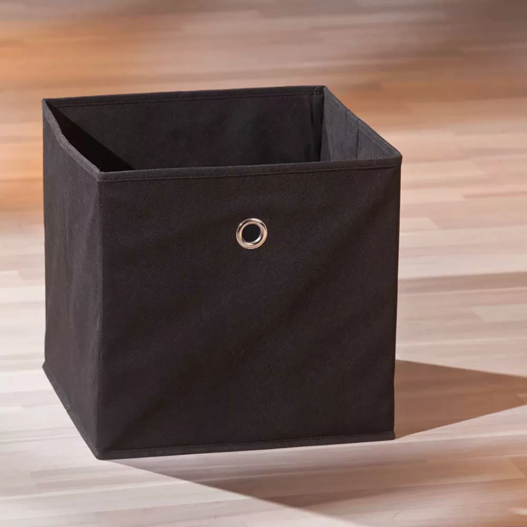 Boxenregal in Schwarz und Weiß 105 cm breit günstig online kaufen