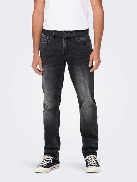 ONLY & SONS Regular-fit-Jeans Regular Fit Jeans Straight Denim Stretch Pant günstig online kaufen