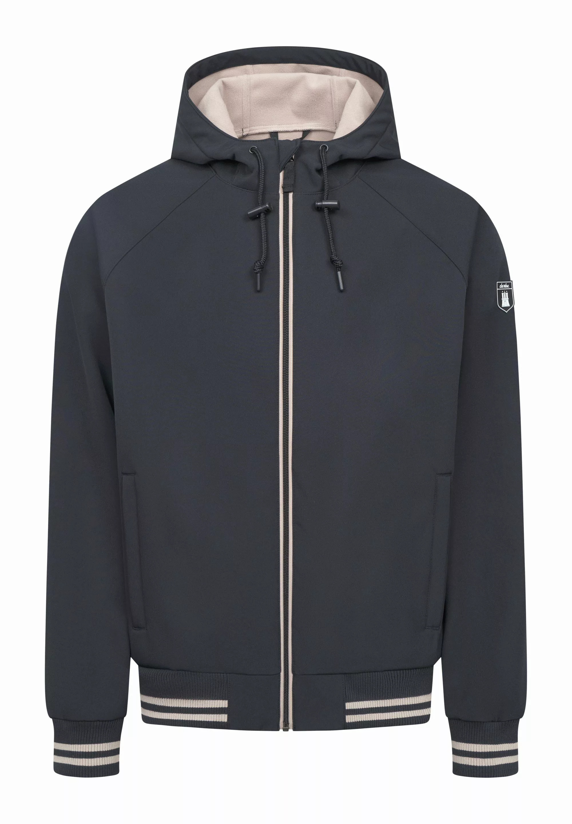 Derbe Softshelljacke Helgoby wasserabweisend, winddicht, Kapuze günstig online kaufen