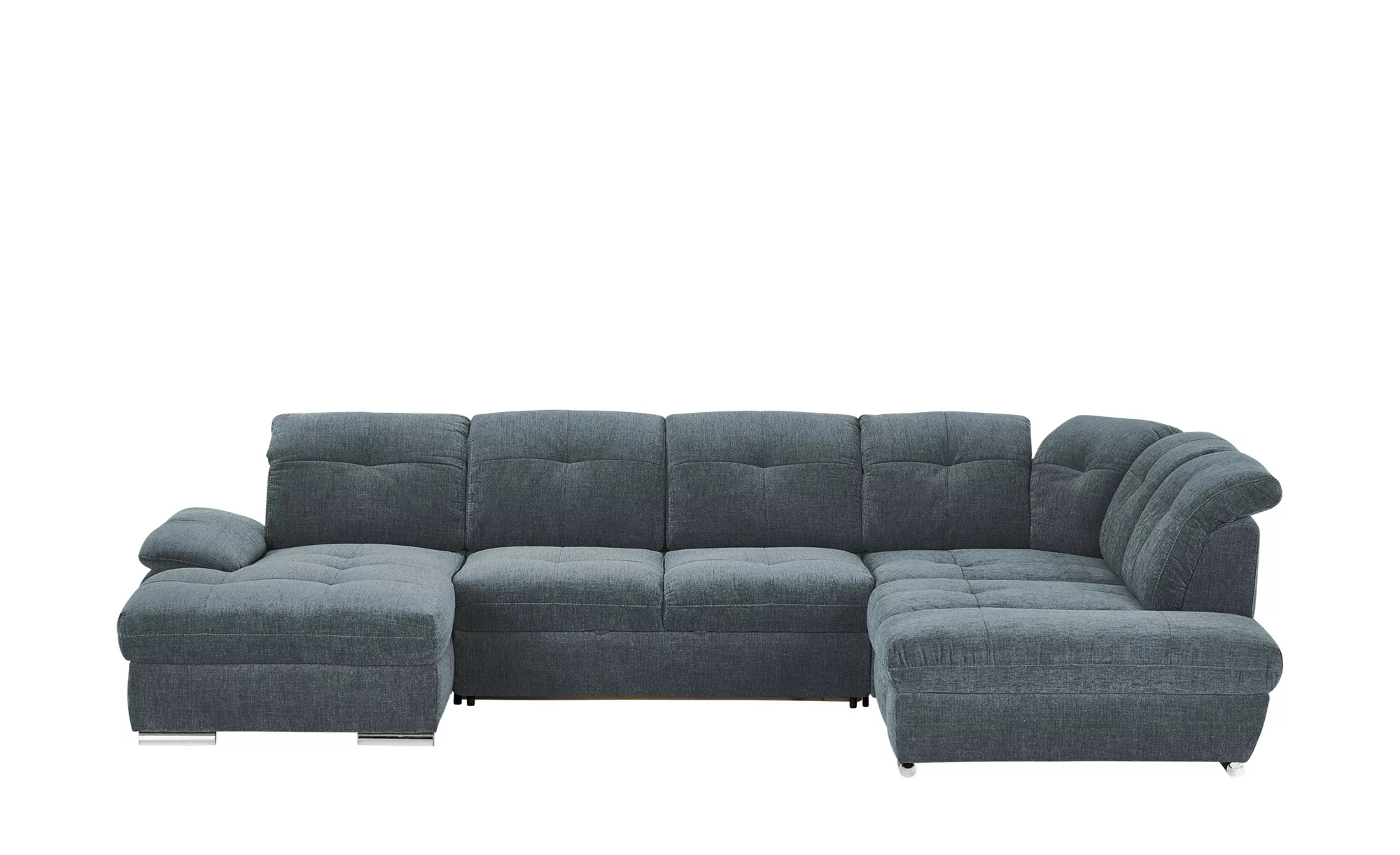 Wohnlandschaft - blau - 377 cm - 246 cm - Polstermöbel > Sofas > Wohnlandsc günstig online kaufen