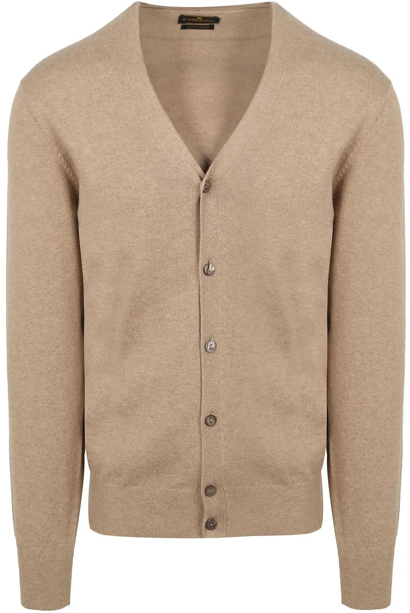 Steppin' Out Strickjacke Cotton Cashmere Camel - Größe M günstig online kaufen