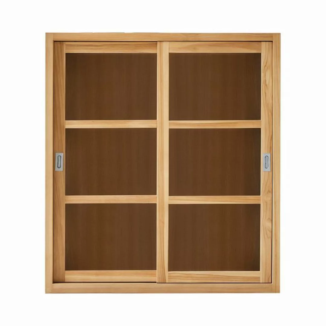 Tikamoon Buffet Coffee Tek Vitrine aus Teak massiv 120 cm günstig online kaufen