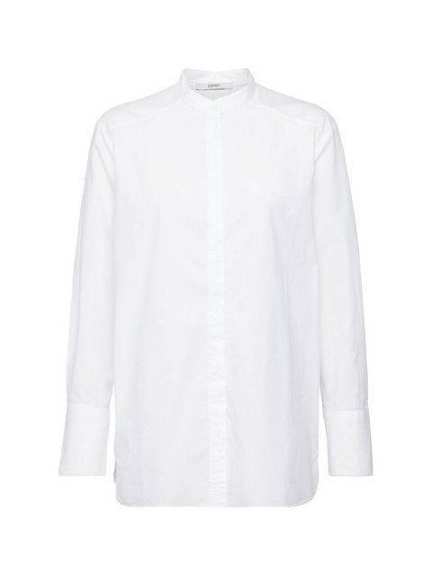 Esprit Langarmbluse Bluse mit rundem Ausschnitt, organische Baumwolle günstig online kaufen