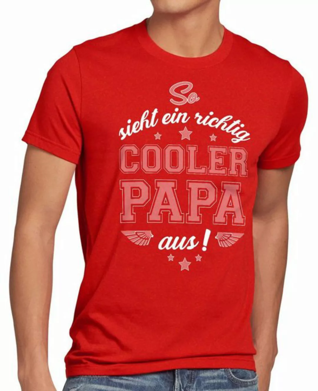 style3 Print-Shirt Herren T-Shirt Cooler Papa Fun Spruch Vatertag Dad Vater günstig online kaufen