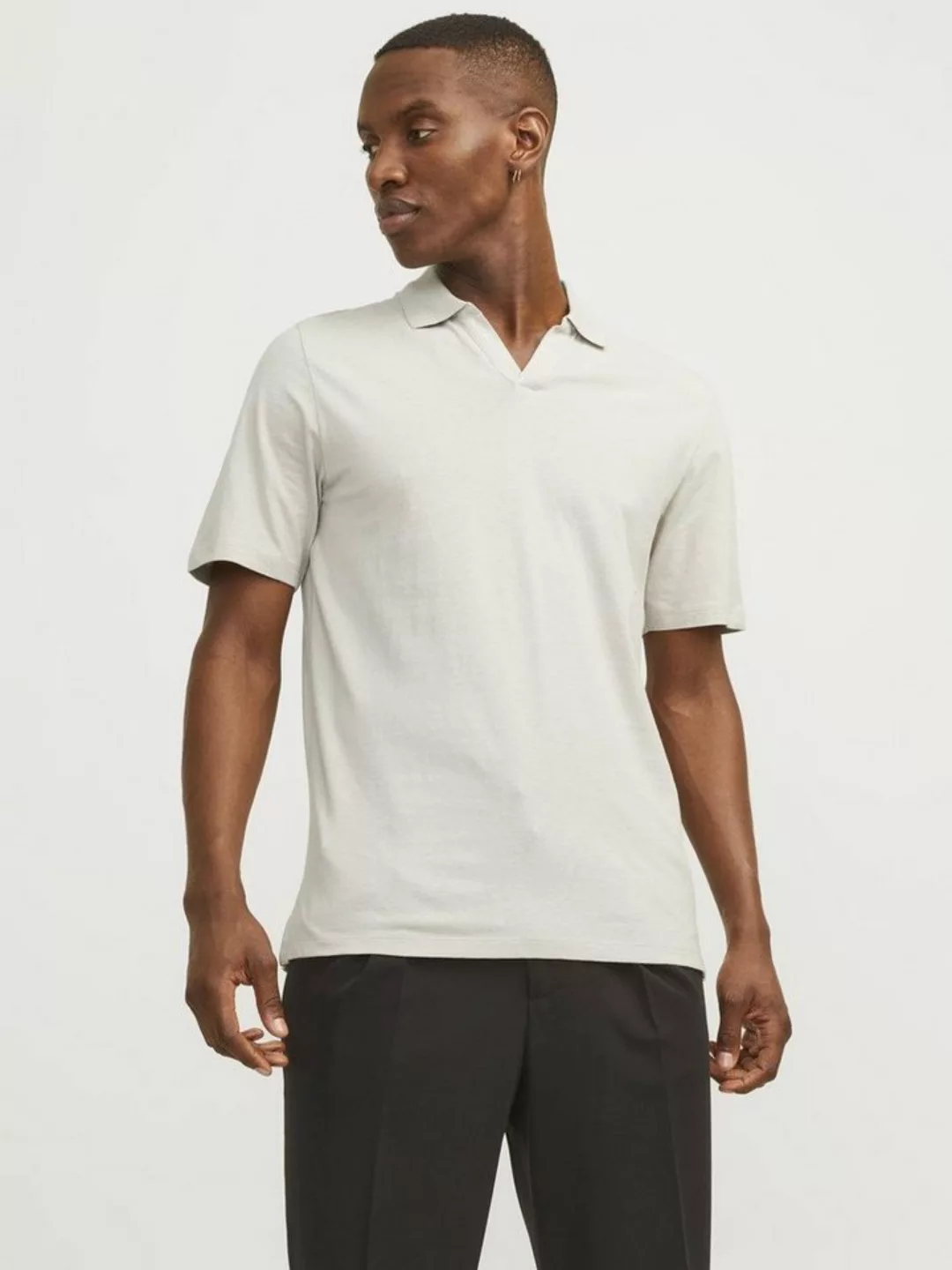 Jack & Jones Poloshirt JJESUMMER LINEN POLO SS LN günstig online kaufen