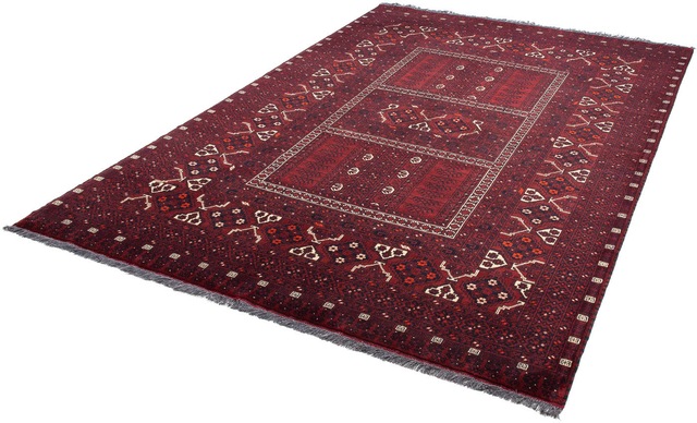 morgenland Orientteppich »Turkaman - 240 x 160 cm - dunkelrot«, rechteckig, günstig online kaufen