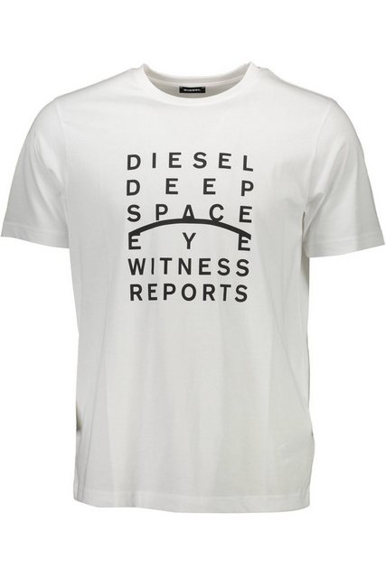 Diesel T-Shirt Herren Kurzarm-T-Shirt in Weiß mit günstig online kaufen