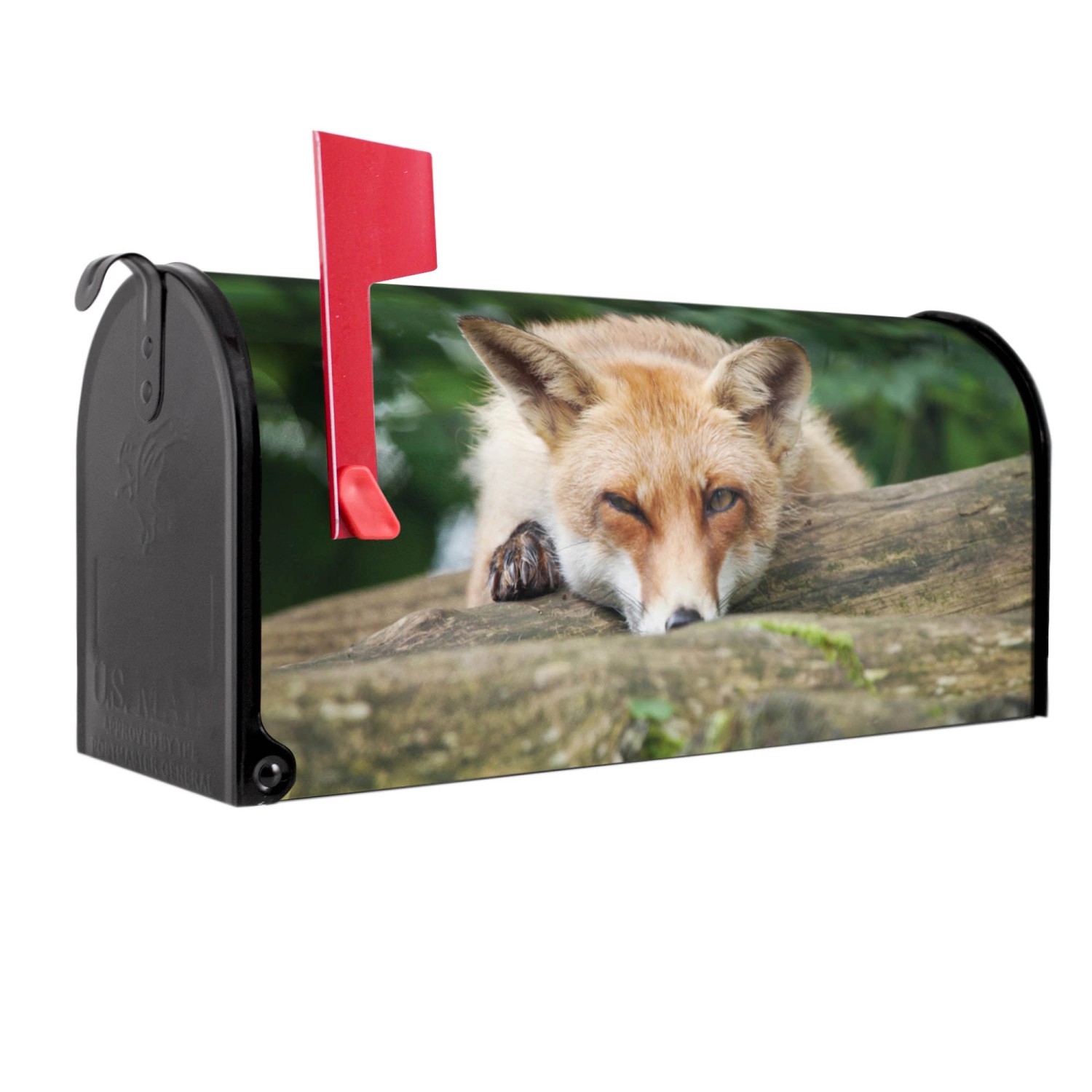 Banjado Amerikanischer Briefkasten Schwarz 48x22x16cm US Mailbox Letterbox günstig online kaufen