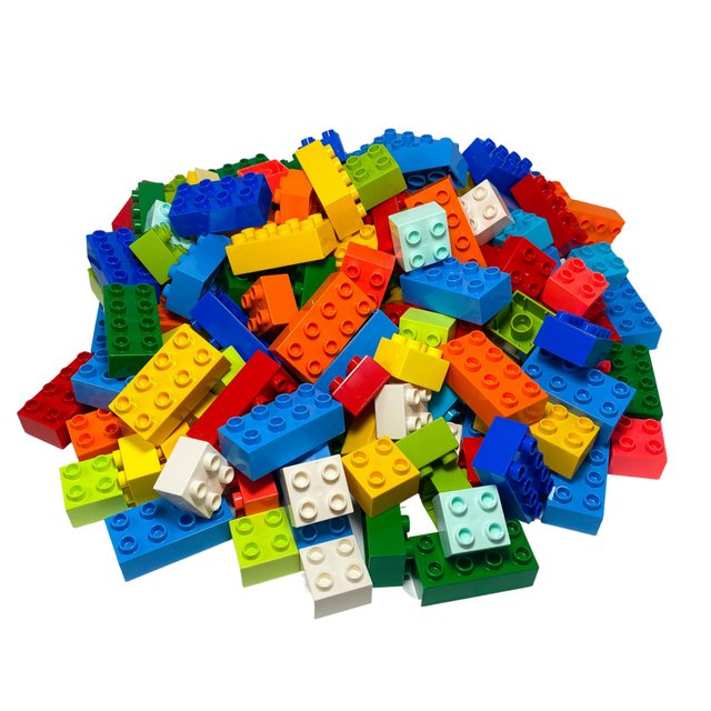 LEGO® Spielbausteine LEGO® DUPLO® 2x2, 2x4 Bausteine Grundbausteine Gemisch günstig online kaufen