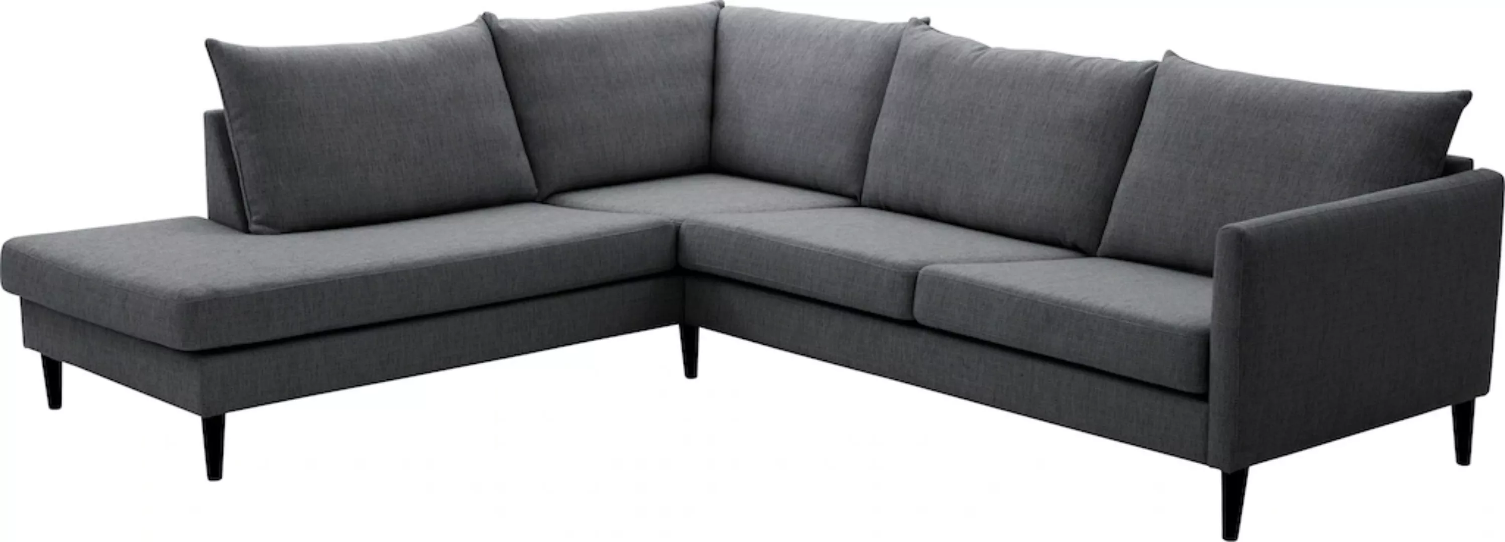 ATLANTIC home collection Ecksofa "Rekvik L-Form", mit Wellenunterfederung, günstig online kaufen