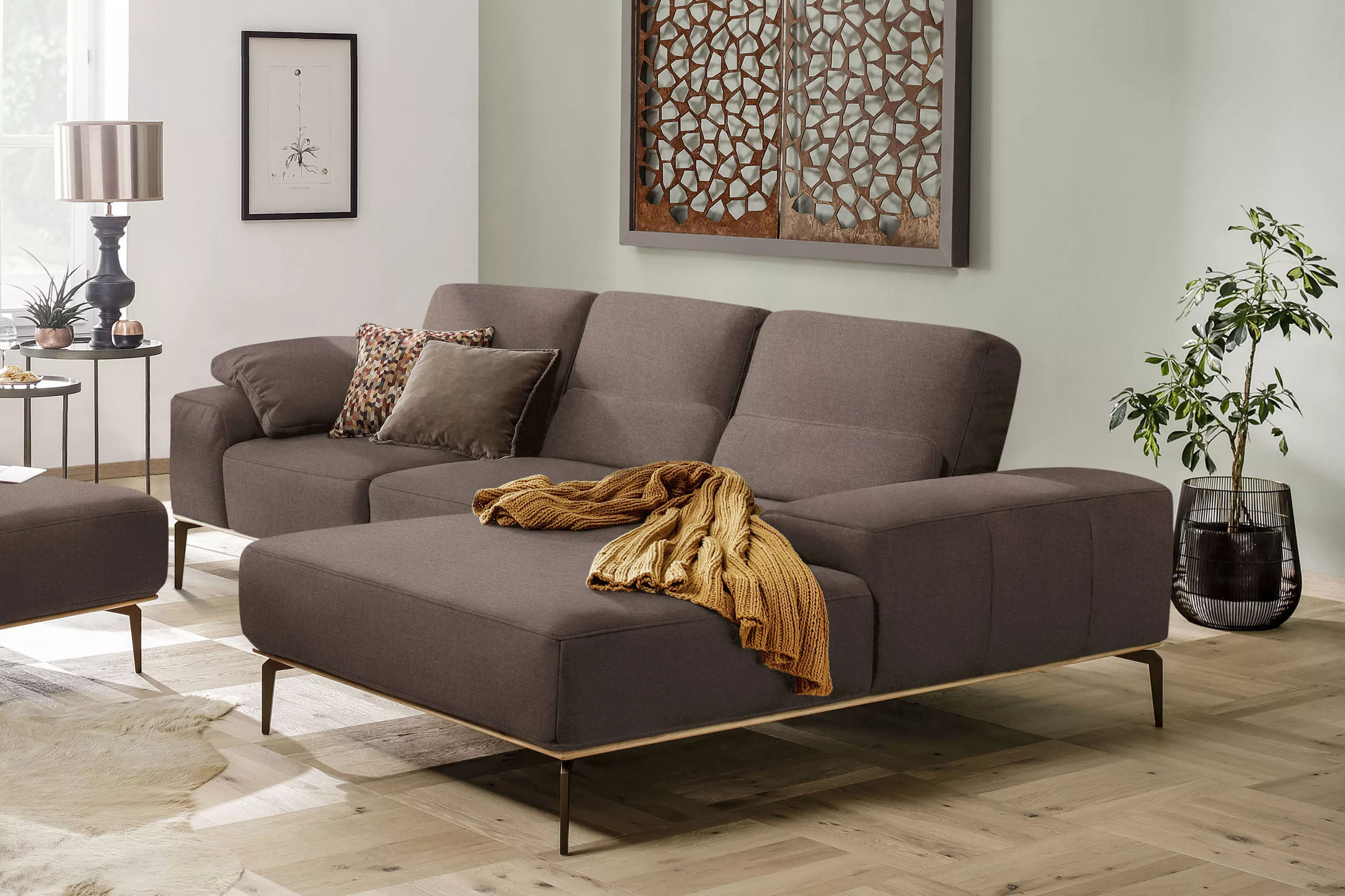 W.SCHILLIG Ecksofa »run, Designsofa mit tollem Sitzkomfort, bequem, L-Form« günstig online kaufen