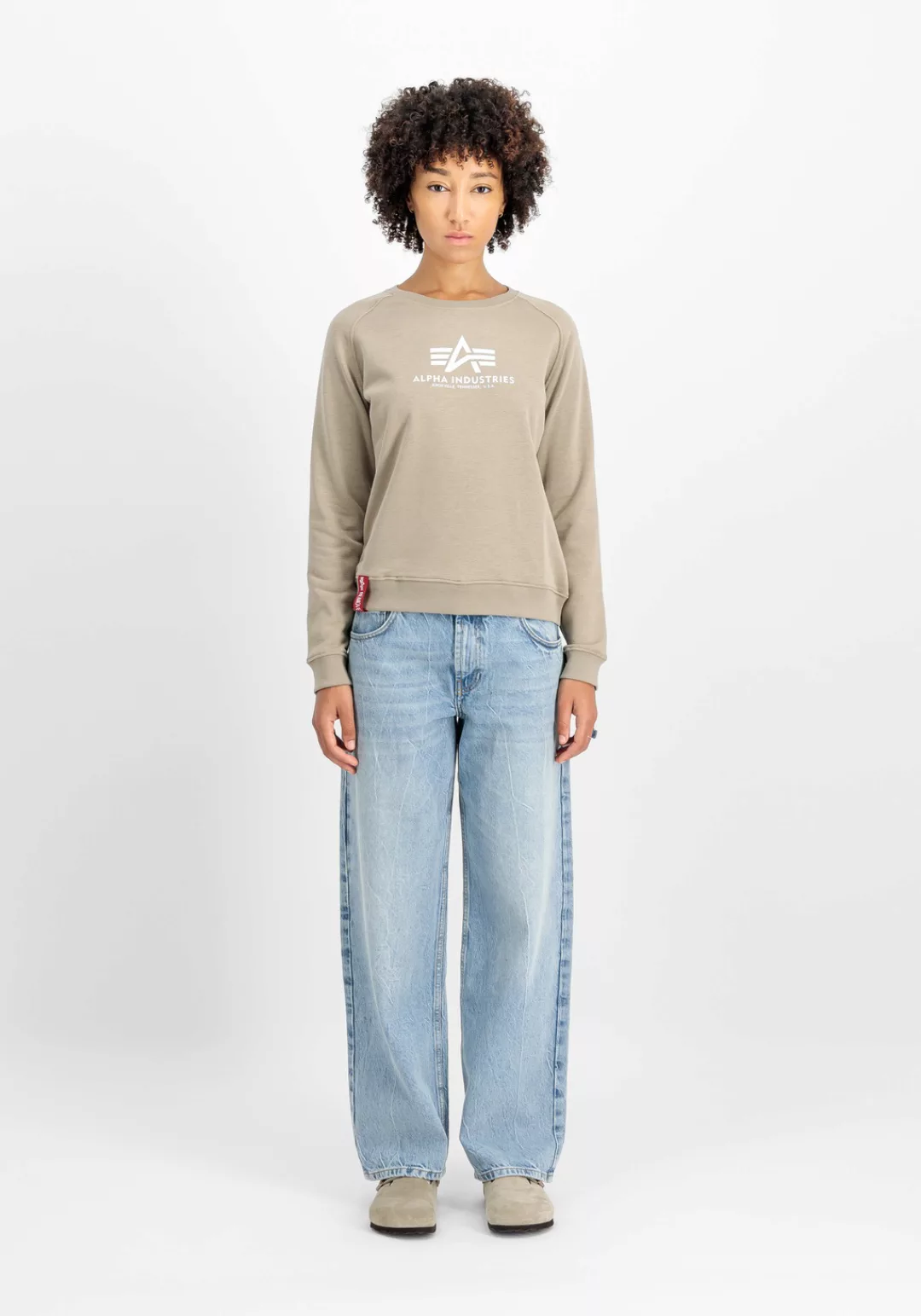 Alpha Industries Sweater "Alpha Industries Women - Sweatshirts New Basic Sw günstig online kaufen