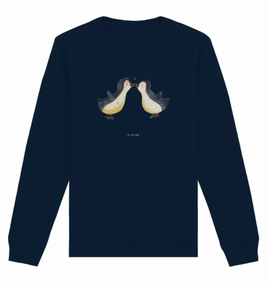 Mr. & Mrs. Panda Longpullover Größe XXL Pinguin Liebe - French Navy - Gesch günstig online kaufen