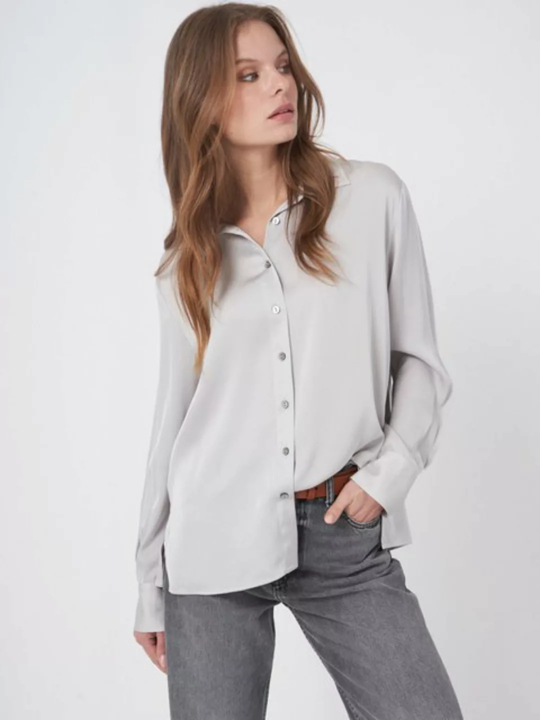 REPEAT Klassische Bluse Blouse günstig online kaufen