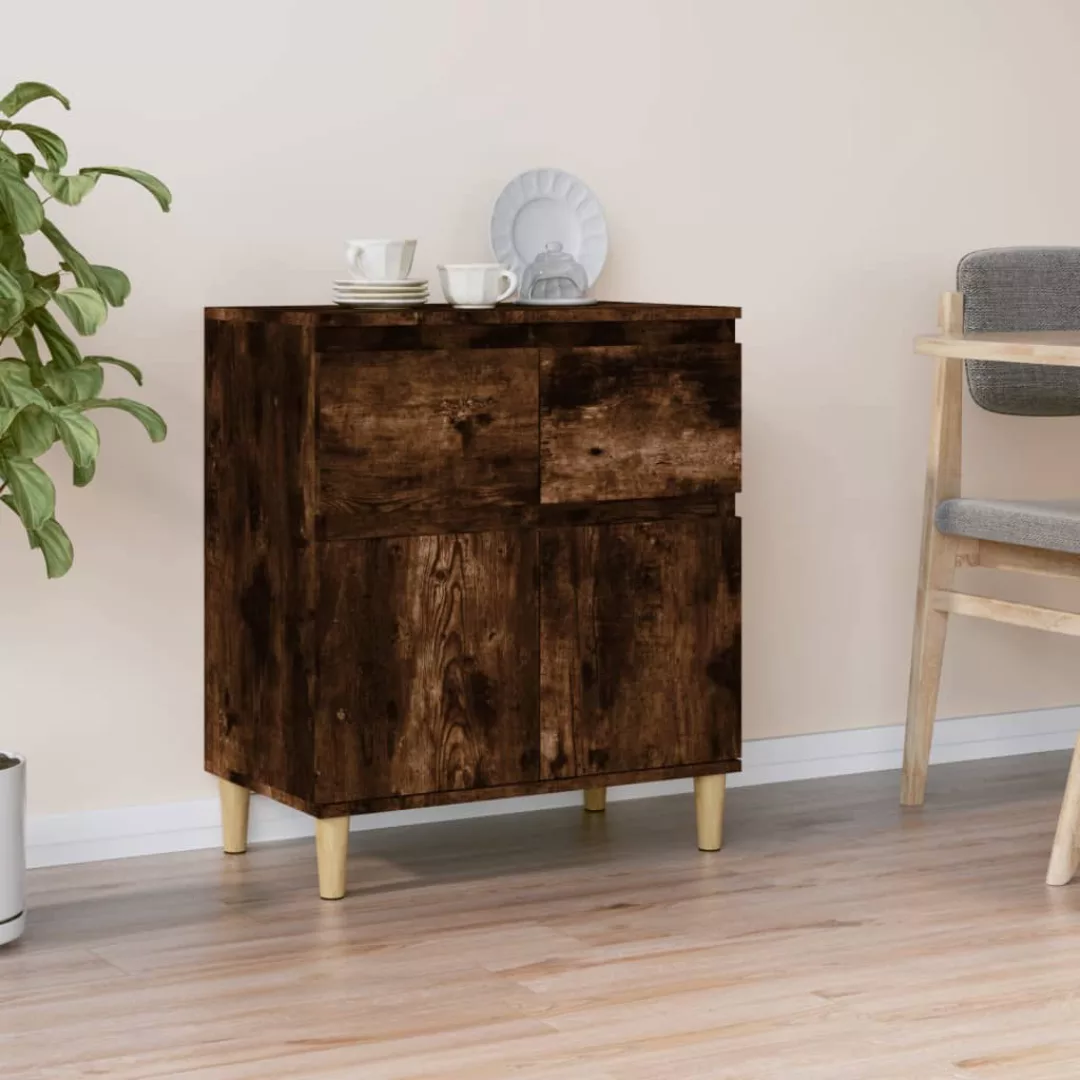 Vidaxl Sideboard Räuchereiche 60x35x70 Cm Holzwerkstoff günstig online kaufen