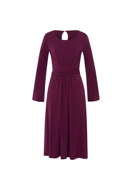 Les Lunes Jerseykleid Smillaa Dress Soft Jersey, Midi-Länge, Trompetenärmel günstig online kaufen