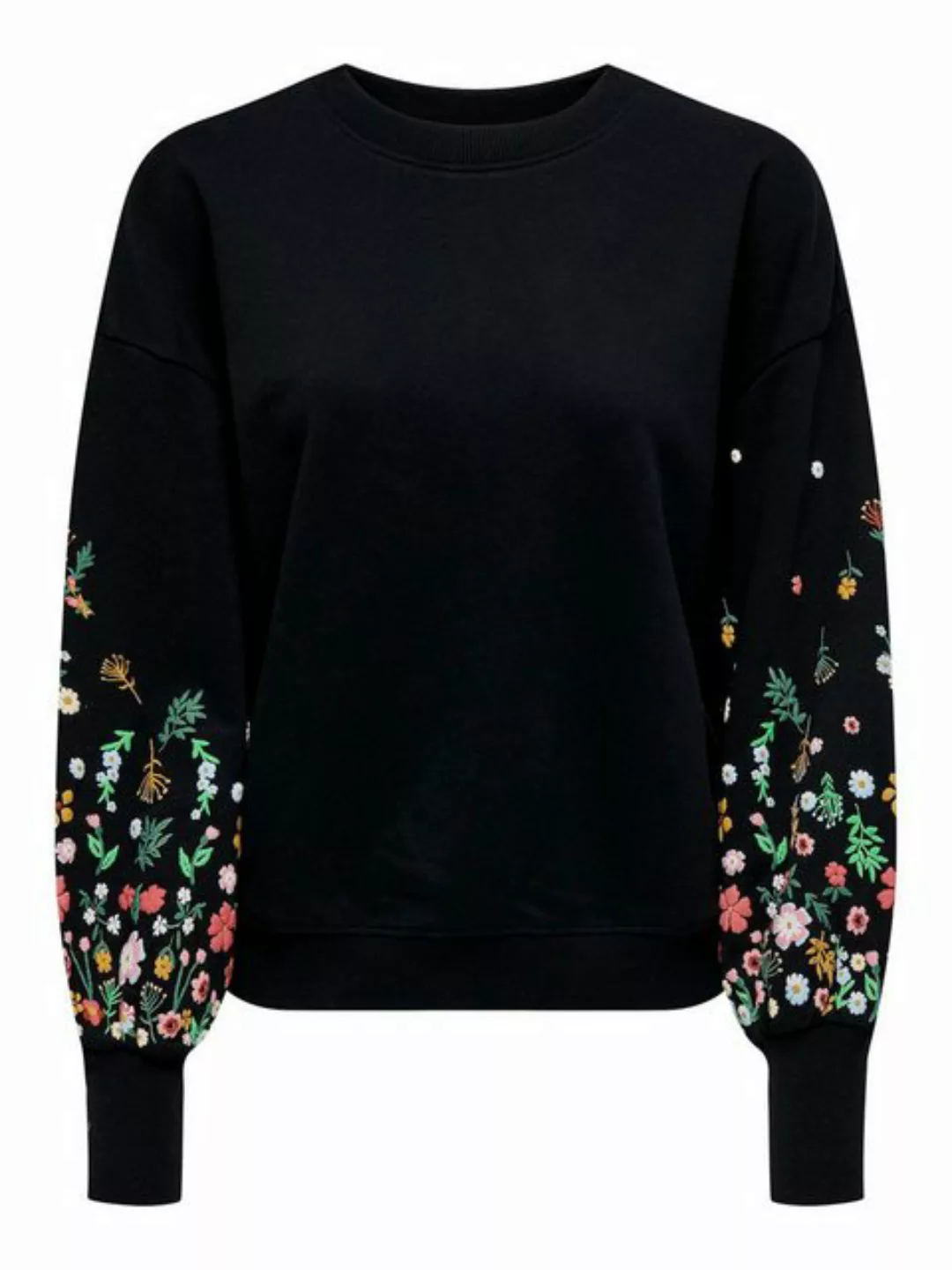 ONLY Sweatshirt ONLBROOKE L/S O-NECK FLOWER SWT günstig online kaufen