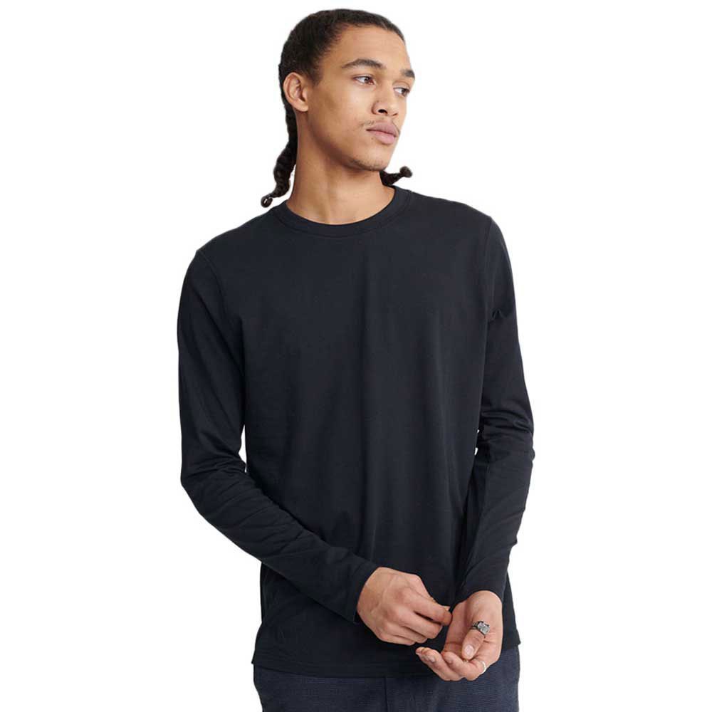 Superdry Organic Cotton Standard Label Langarm-t-shirt XS Black günstig online kaufen